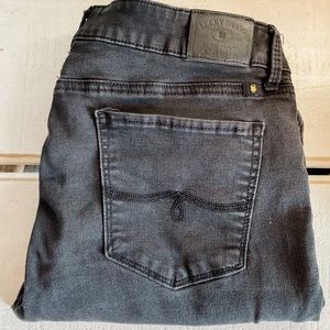 Lucky Brand Jeans Black Skinny Women’s Size 14